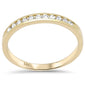 .17ct G SI 14K Yellow Gold Diamond Wedding Band Size 6.5