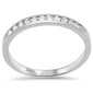 .17ct G SI 14K White Gold Diamond Wedding Band Size 6.5