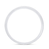 .33ct G SI 14K White Gold Diamond Wedding Band Size 6.5