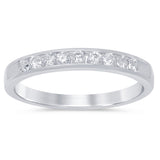 .27ct G SI 14 White Gold Diamond Wedding Band Size 6.5