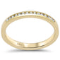 .17ct G SI 14K Yellow Gold Diamond Wedding Band Size 6.5