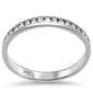 .12ct G SI 14K White Gold Diamond Wedding Band Size 6.5