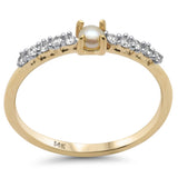 .33ct G SI 14K Yellow Gold Diamond & Pearl Ring Size 6.5