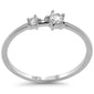 .22ct G SI 14K White Gold Diamond 2-Stone Ring Size 6.5