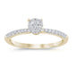 <span style="color:purple">SPECIAL!</span> .36ct G SI 14K Yellow Gold Round Diamond Engagement Ring Size 6.5