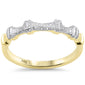 .12ct G SI 14K Yellow Gold Diamond Ladies Band Ring Size 6.5
