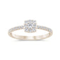 .25ct G SI 14K Yellow Gold Round Diamond Solitaire Style Ring Size 6.5