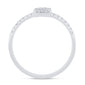 .25ct G SI 14K White Gold Round Diamond Solitaire Style Ring Size 6.5
