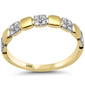 .22ct G SI 14K Yellow Gold Round Diamond Band Ring Size 6.5