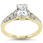<span style="color:purple">SPECIAL!</span> 1.39ct G SI Center 1.09ct 14K Yellow Gold Radiant Cut Diamond Engagement Ring