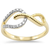 .15ct G SI 14K Yellow Gold Diamond Ring Size 6.5
