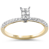 <span style="color:purple">SPECIAL!</span> .34ct G SI 14K Yellow Gold Radiant Shape Diamond Engagement Ring Size 6.5