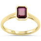 <span style="color:purple">SPECIAL!</span>1.06ct G SI 14K Yellow Gold Ruby Gemstone Solitaire Ring Size 6.5