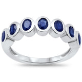 1.58ct G SI 14KT Yellow Gold Blue Sapphire Gemstone Ring Size 6.5