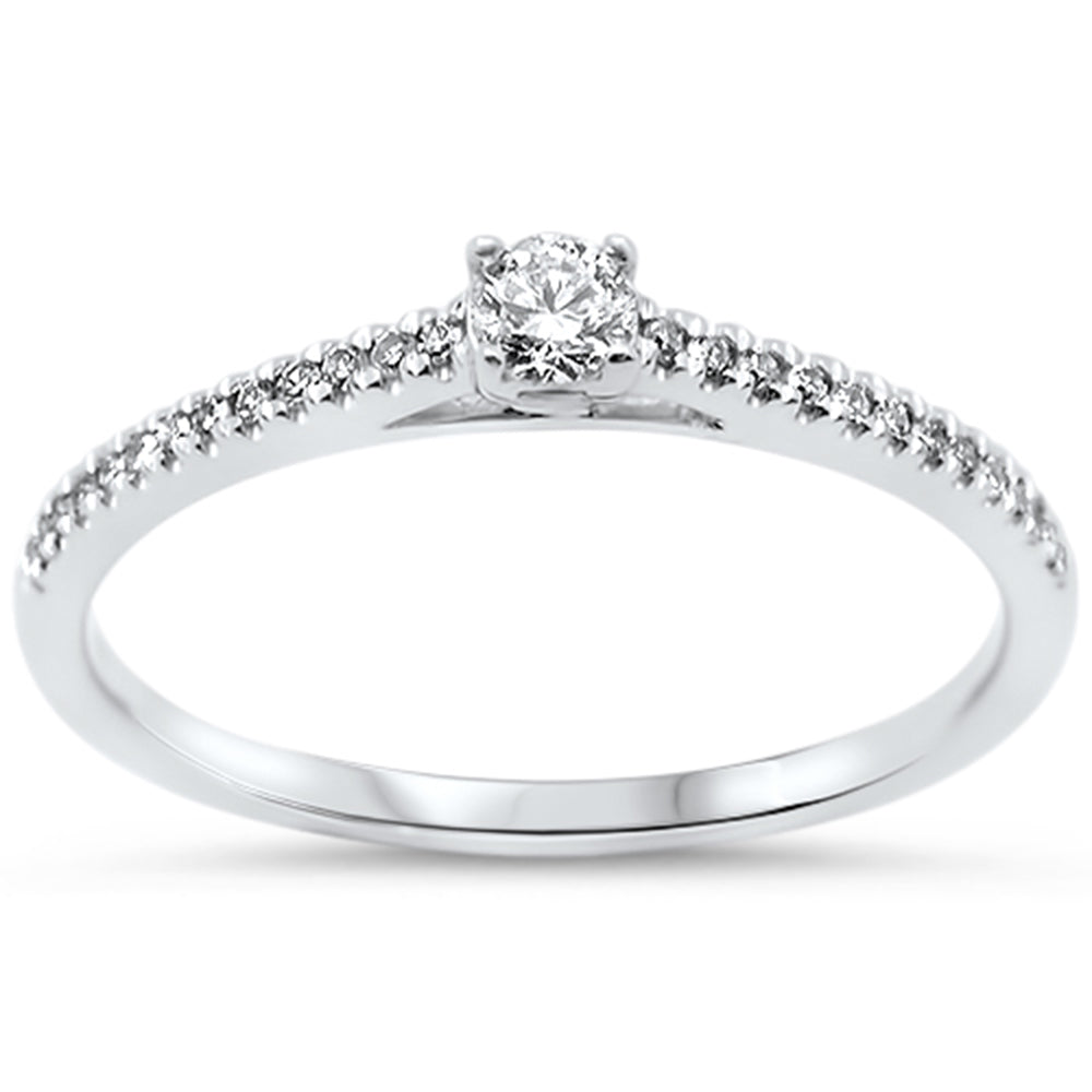 .20ct G SI 14KT White Gold Round Diamond Engagement Ring Size 7
