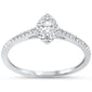 <span style="color:purple">SPECIAL!</span>.25ct G SI 14KT White Gold Marquise Diamond Engagement Ring Size 7