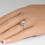 1.72ct G SI 14K Yellow Gold Diamond & Round Cut Engagement Ring Size 6.5