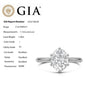 <span style="color:purple">SPECIAL!</span> 1.00ct I-SI1 GIA CERT 14K White Gold Oval Cut Diamond Solitaire Engagement Ring