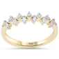 <span style="color:purple">SPECIAL!</span> .05ct G SI 14kt Yellow Gold Round Diamond Band Ring Size 6.5
