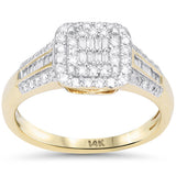 .43ct G SI 14kt Yellow Gold Round Diamond Ring Size 6.5