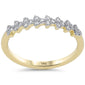 <span style="color:purple">SPECIAL!</span> .16ct G SI 14kt Yellow Gold Diamond Stackable Band Ring Size 6.5