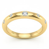 .31ct G SI 14kt Yellow Gold Diamond Band Ring Size 6.5