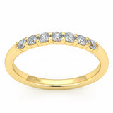 <span style="color:purple">SPECIAL!</span> .39ct G SI 14kt Yellow Gold Diamond Band Ring Size 6.5