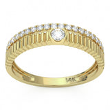 .30ct G SI 14kt Yellow Gold Diamond Band Ring Size 6.5
