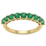 <span style="color:purple">SPECIAL!</span> 1.01ct G SI 14kt Yellow Gold Emerald Gemstone Ring Size 6.5