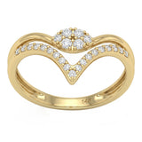 <span style="color:purple">SPECIAL!</span> .24ct G SI 14kt Yellow Gold Diamond Band Ring Size 6.5