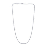 <span style="color:purple">¡ESPECIAL!</span> Collar tenis de diamantes de oro blanco de 14K con 4,83 ct G SI y 18"