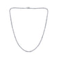 <span style="color:purple">SPECIAL!</span> 4.52ct G SI 14K White Gold Diamond Tennis Necklace 16" Long
