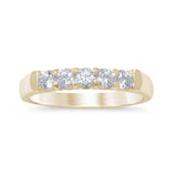 <span style="color:purple">SPECIAL!</span>  .49ct G SI 14K Yellow Gold Diamond Band Ring Size 6.5