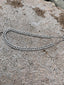 <span>DIAMOND CLOSEOUT! </span> 1.39ct 14k White Gold Diamond Curb Link Statement Choker Necklace 14"