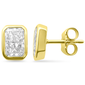 <span style="color:purple">SPECIAL!</span>1.01ct G SI 14K Yellow Gold Diamond Radiant Cut Diamond Stud Earrings