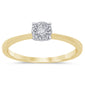 .15ct 14k Yellow Gold Diamond Promise Engagement Ring Size 6.5