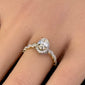 <span style="color:purple">SPECIAL!</span> 1.08ct G SI 14K Yellow Gold Oval Shape Diamond Engagement Ring