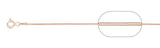 <span>CLOSEOUT 20% OFF! </span> 015-.9MM Rose Gold Plated Snake Chain .925  Solid Sterling Silver Available in 16"- 22" inches NEW