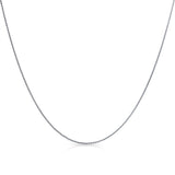 045-1.9MM Hecho en Italia .925 Cadena de trigo/Spiga de plata esterlina maciza 7"-24" de largo NUEVO