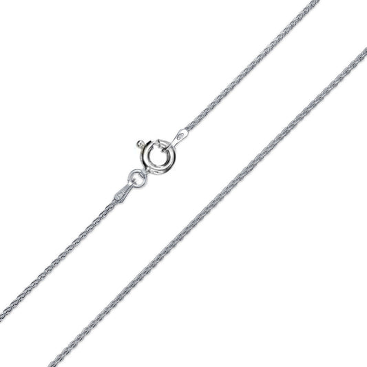045-1.9MM Made in Italy .925 Solid Sterling Silver Wheat/Spiga Chain 7"-24" Long NEW