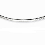 <span>CLOSEOUT 20% OFF! </span>2MM .925 Sterling Silver Omega Necklace Chain 16-18" Available NEW