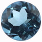 Click to view Round Brilliant Cut London Blue Topaz Loose Gemstones variation