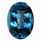 Click to view Oval shape London Blue Topaz loose Gemstones variation