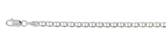 100-4MM Mariner Chain Made in Italy Available in 7"-9" and 16"-30" Inches NEW