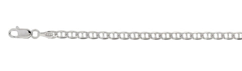 100-4MM Mariner Chain Made in Italy Available in 7"-9" and 16"-30" Inches