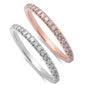 <span style="color:purple">SPECIAL!</span>.52ct Round Diamond Eternity Wedding Band 14kt White or Rose Gold Sz 6.5
