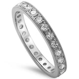 .68ct 14KT White Gold G SI Eternity Round Diamond Wedding Stackable Anniversary Band