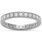 <span style="color:purple">SPECIAL!</span>.68ct E VS Eternity Round Diamond  Wedding Stackable Anniversary Band