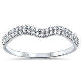 .20ct G SI 14kt White Gold Diamond Band Ring Size 6.5