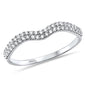 .20ct G SI 14kt White Gold Diamond Band Ring Size 6.5